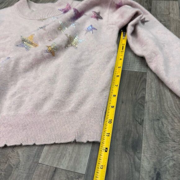 ZADIG & VOLTAIRE Rhinestone-Embellished Cashmere Star Sweater pink - Picture 4 of 8